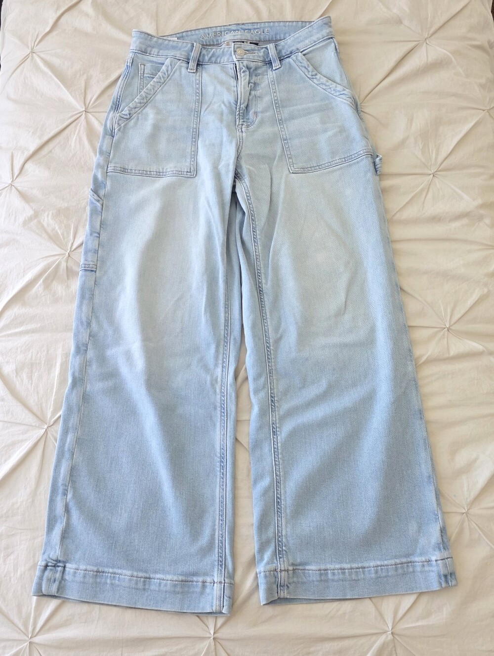 American Eagle AE Dreamy Drape Baggy Wide-Leg Jeans